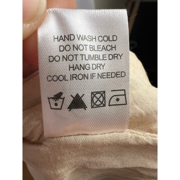 Lovers + Friends, Cindy Mini Floral Dress, Cream, Lyocell, Cottagecore Boho Fall - Picture 13 of 14